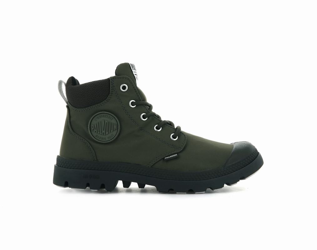 Botas Palladium Pampa Lite + Cuff Wp Waterproof Hombre - Verde Oliva ||XCGA-32057||